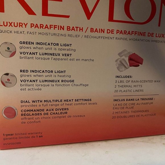 Revlon Moisturizing Paraffin Bath| For Soft Hands, Elbows & Feet - Picture 6 of 6